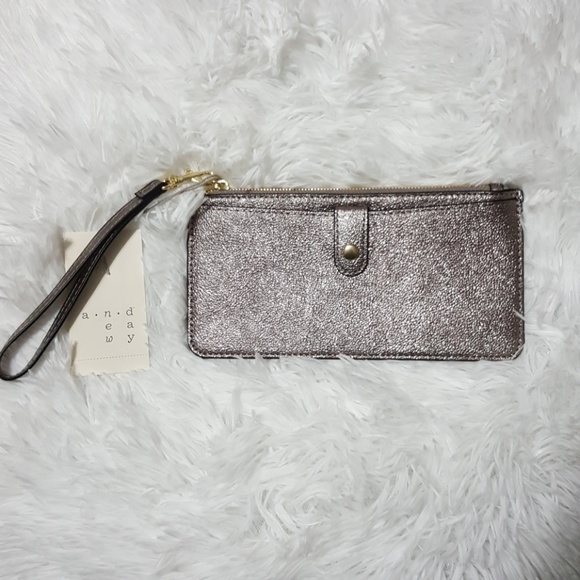 a new day Handbags - A new day gun metal wristlet